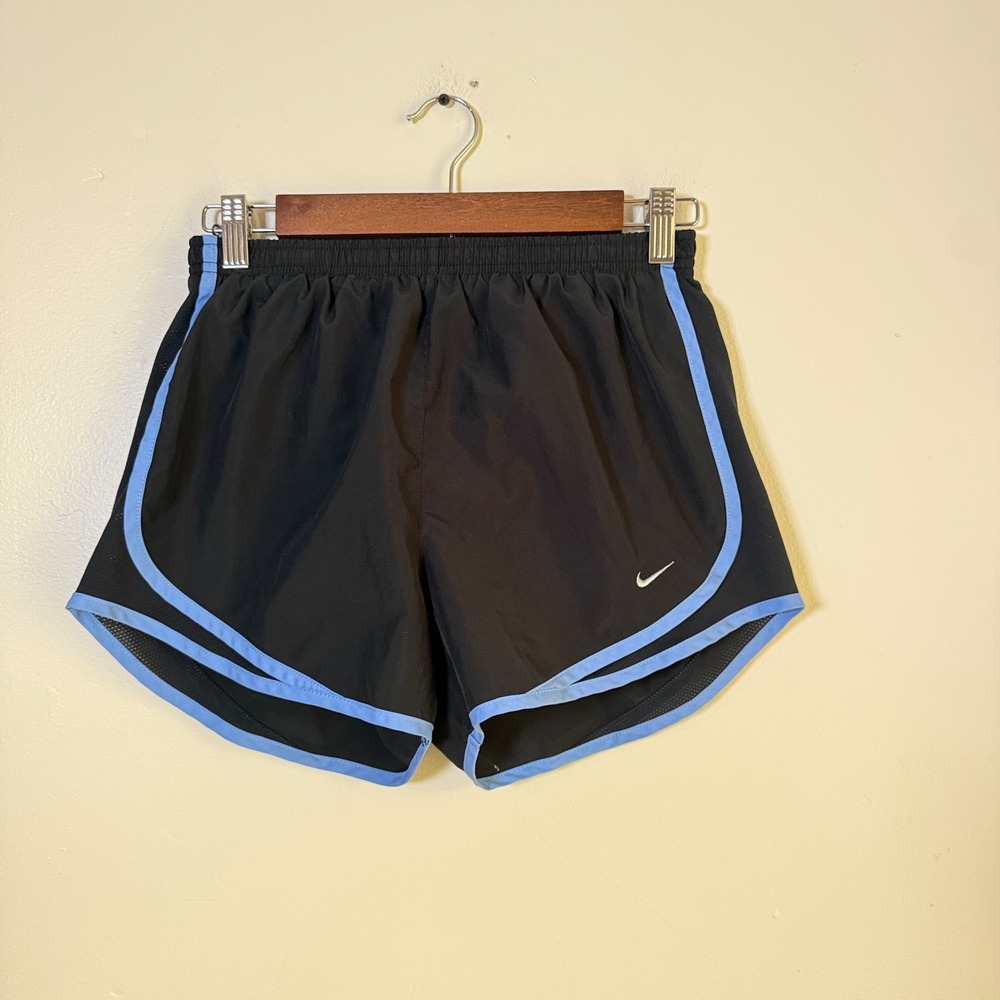 Nike Tempo Dri-FIT Mesh Trim Running Shorts Size‎ Small Black Blue